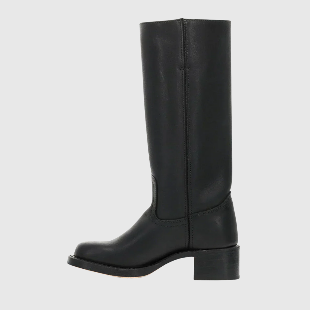 LERELIA | LEATHER KNEE-HIGH BOOTS